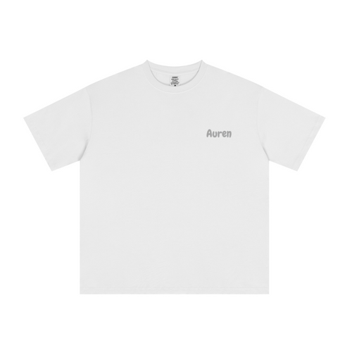 235GSM Men's cool-touch Crew Neck T-shirt  White